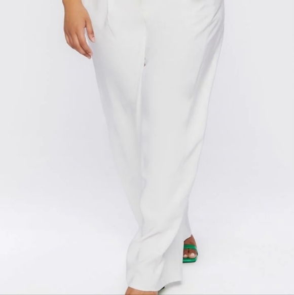 Elegant White Women's Pants - Picture 2 of 2
